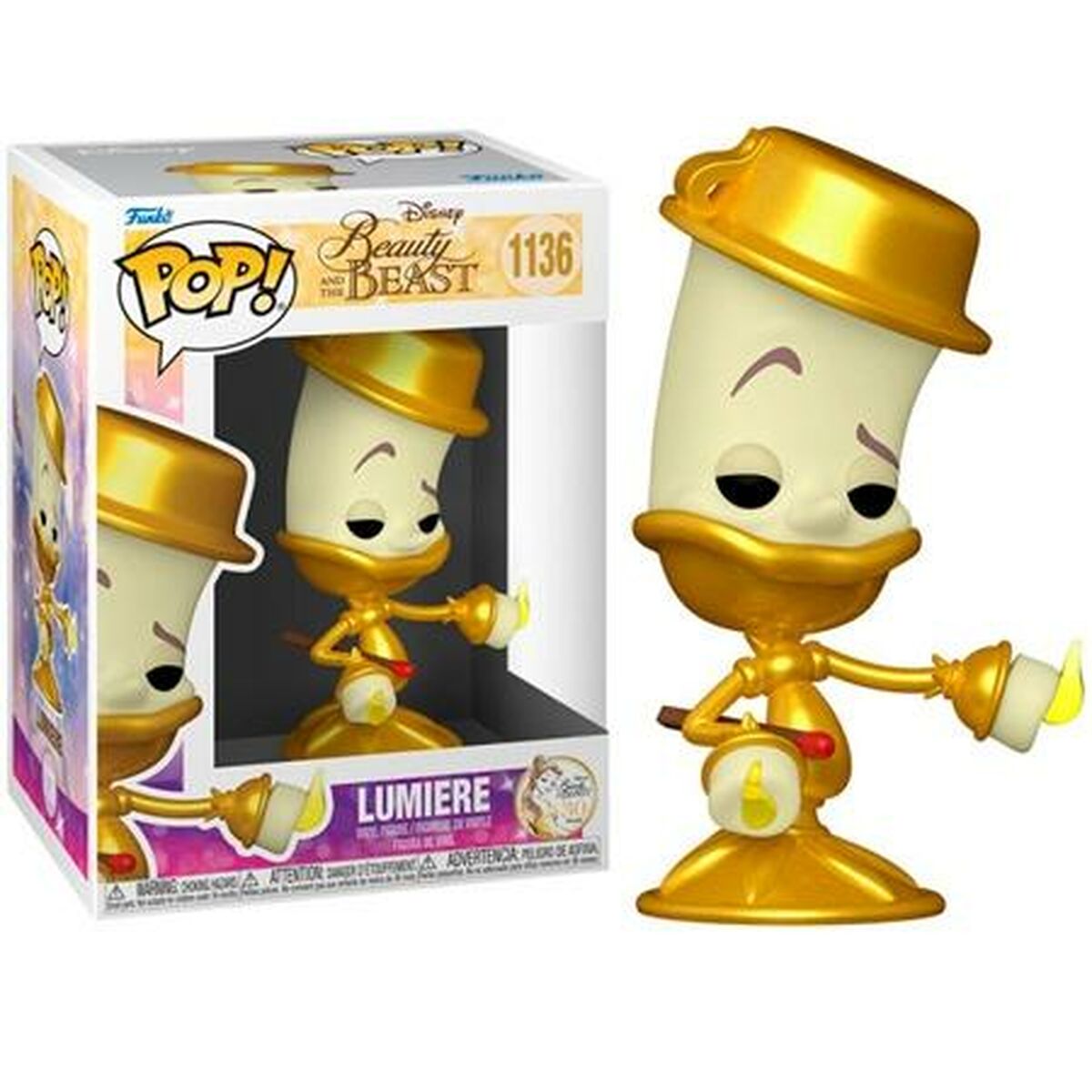 Collectable Figures Funko Pop! Diseny Beauty and the Beast: Lumiere