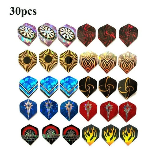 Pvc Laser Dart Wing Set | Pvc Dart Flights Set | Dart Pcs - 15-30 Pcs