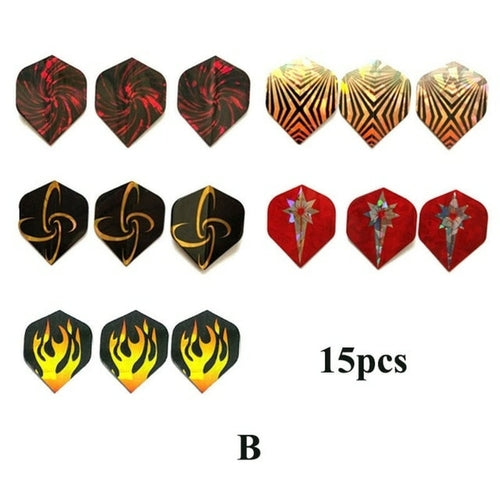 Pvc Laser Dart Wing Set | Pvc Dart Flights Set | Dart Pcs - 15-30 Pcs