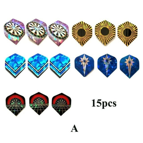 Pvc Laser Dart Wing Set | Pvc Dart Flights Set | Dart Pcs - 15-30 Pcs