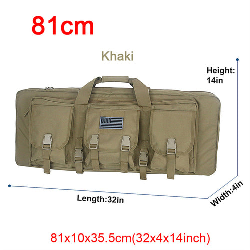 32 38 42 48 Inch Tactical Double Rifle Case Military Molle Gun Rifle