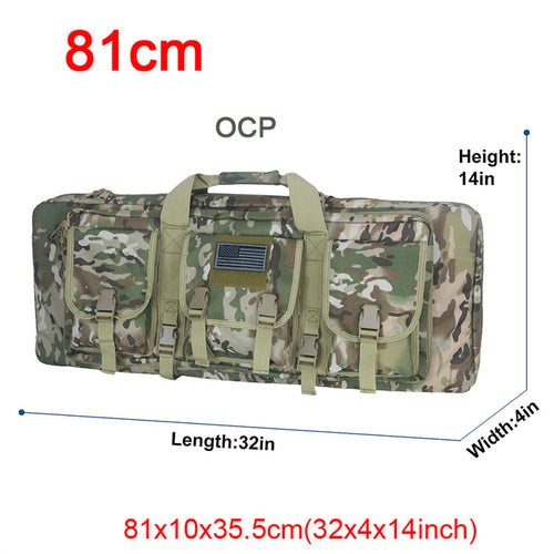 32 38 42 48 Inch Tactical Double Rifle Case Military Molle Gun Rifle