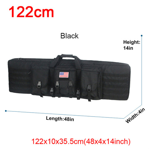 32 38 42 48 Inch Tactical Double Rifle Case Military Molle Gun Rifle