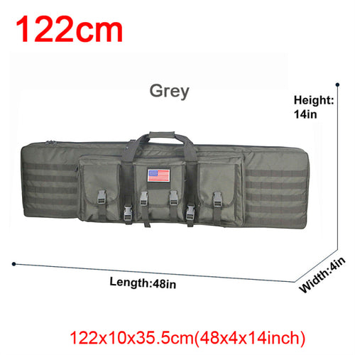 32 38 42 48 Inch Tactical Double Rifle Case Military Molle Gun Rifle
