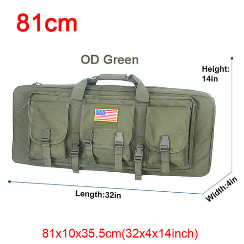32 38 42 48 Inch Tactical Double Rifle Case Military Molle Gun Rifle