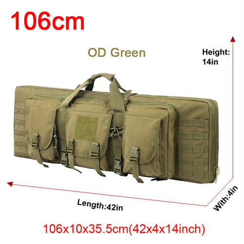 32 38 42 48 Inch Tactical Double Rifle Case Military Molle Gun Rifle