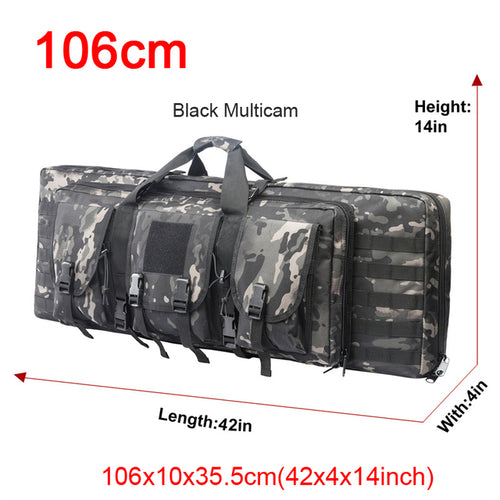 32 38 42 48 Inch Tactical Double Rifle Case Military Molle Gun Rifle