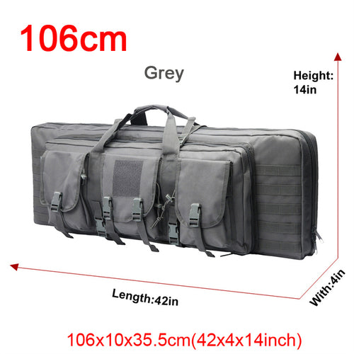 32 38 42 48 Inch Tactical Double Rifle Case Military Molle Gun Rifle