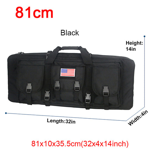 32 38 42 48 Inch Tactical Double Rifle Case Military Molle Gun Rifle