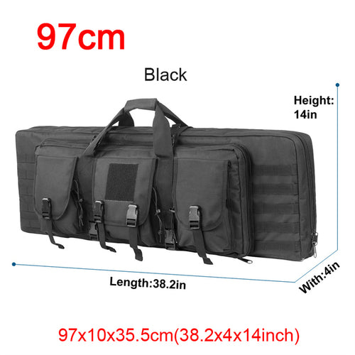 32 38 42 48 Inch Tactical Double Rifle Case Military Molle Gun Rifle