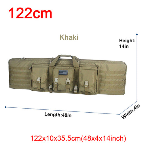 32 38 42 48 Inch Tactical Double Rifle Case Military Molle Gun Rifle