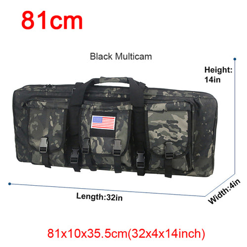 32 38 42 48 Inch Tactical Double Rifle Case Military Molle Gun Rifle