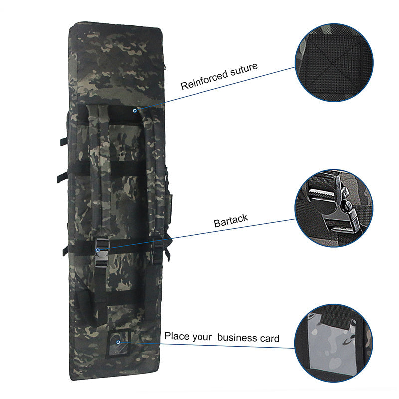 32 38 42 48 Inch Tactical Double Rifle Case Military Molle Gun Rifle
