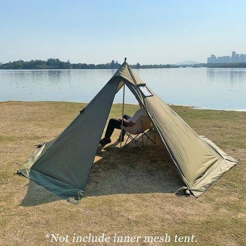 Flame-retardant Pyramid Hot Tent Outdoor Camping Waterproof Teepee