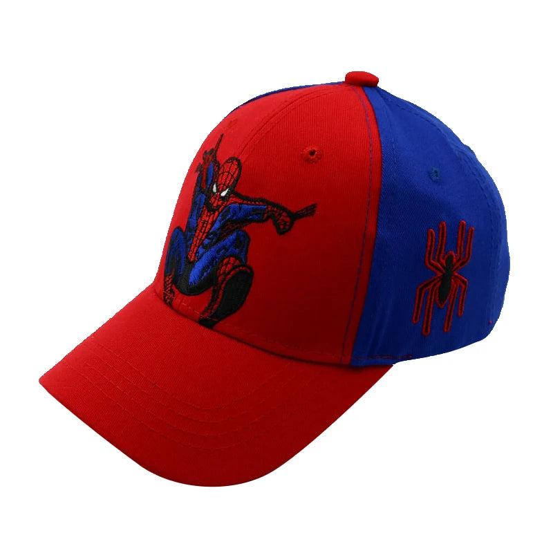Disney Anime Spiderman Baseball Cap For Boys Girls Autumn Baby Hats