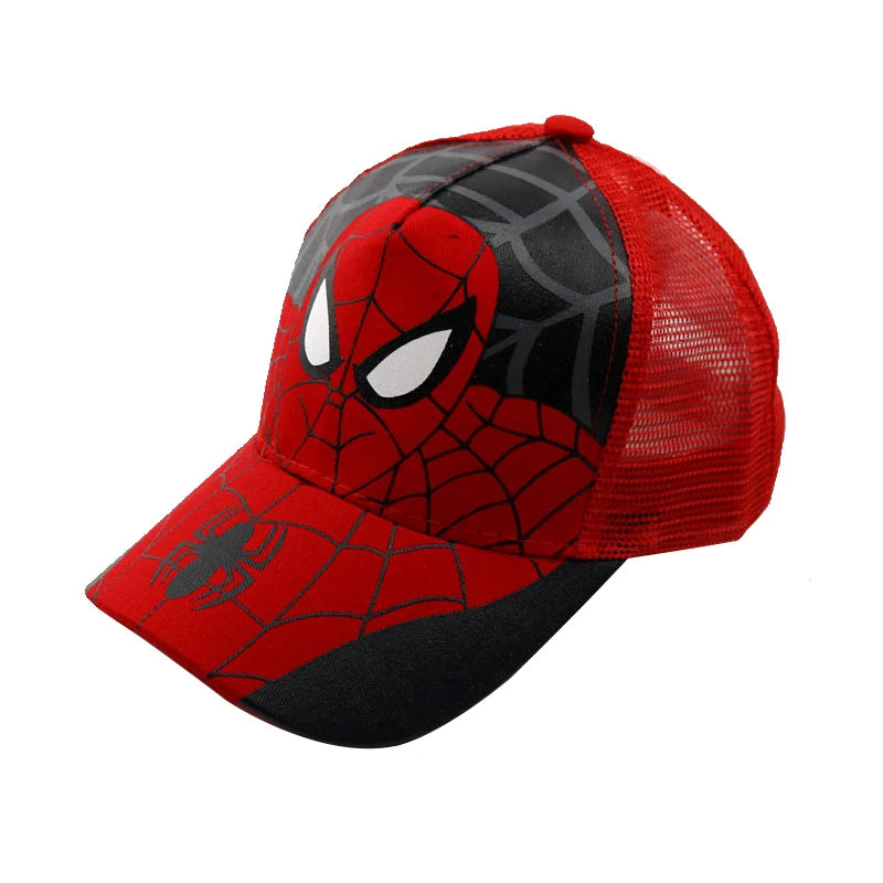 Disney Anime Spiderman Baseball Cap For Boys Girls Autumn Baby Hats