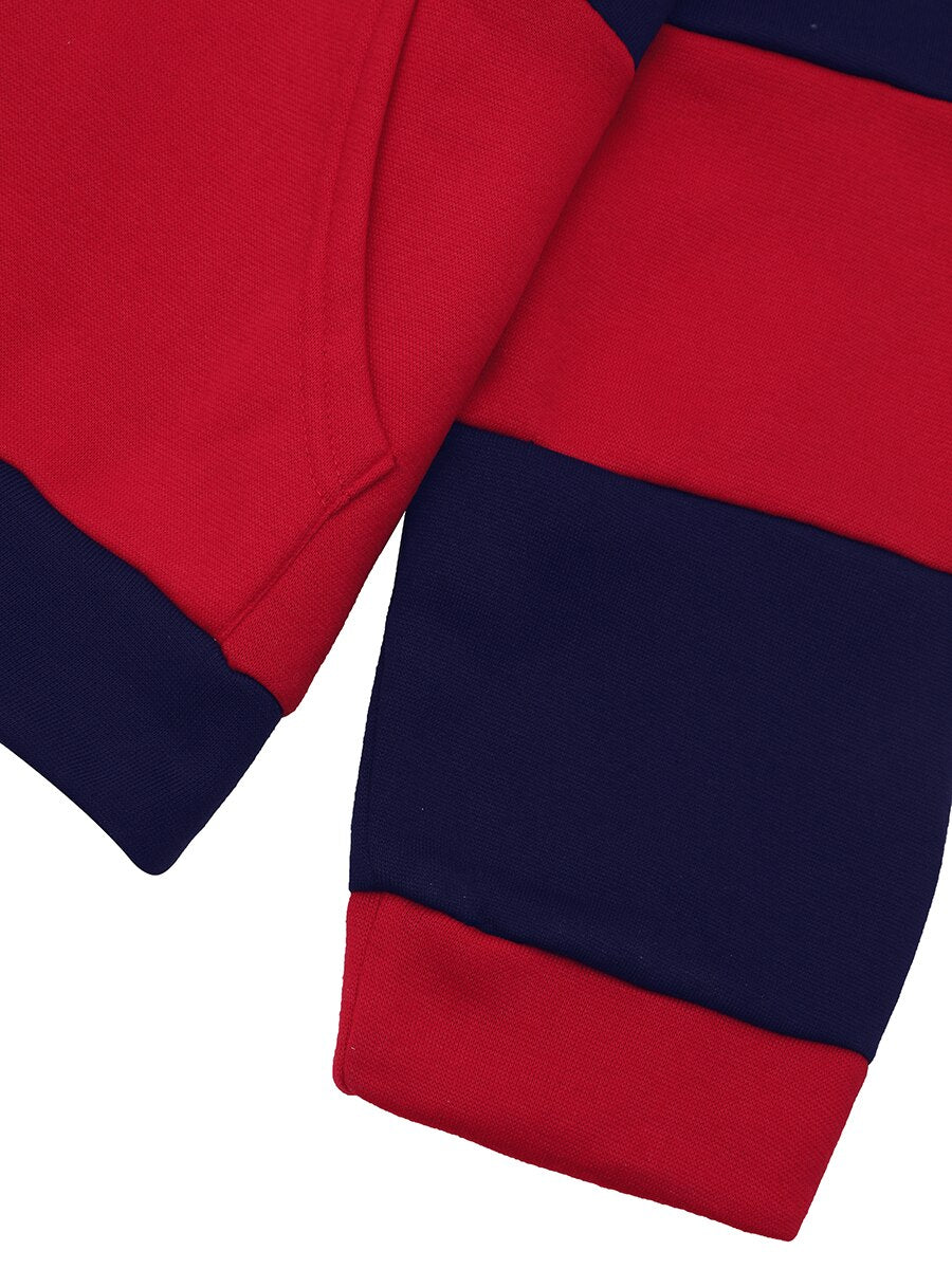 LW Plus Size Striped Drawstring Tracksuit Set Autumn Women Hoodie