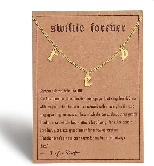 WG 28 Style Taylor Necklace Swifties Album Music Lover Mid night Eras