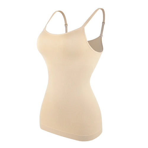 Women Plus Size Tank Top Tummy Control Camisole Female Slimming Tummy
