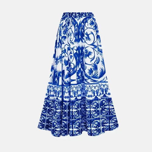 Baroco Style Printed One Piece Swimsuit for Women 2024 New Ruffle
