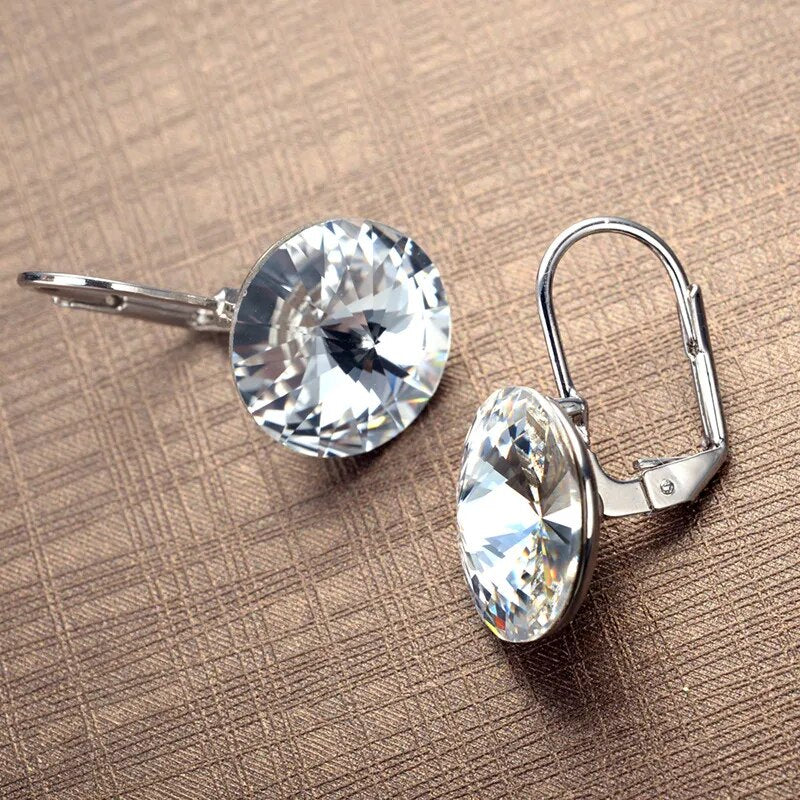 Trendy Crystals from Austria Elements Women Bella Drop Earring For