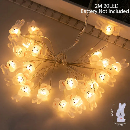 Easter Decoration Led Birch Light Tree Tabletop Ornament Tree Happy