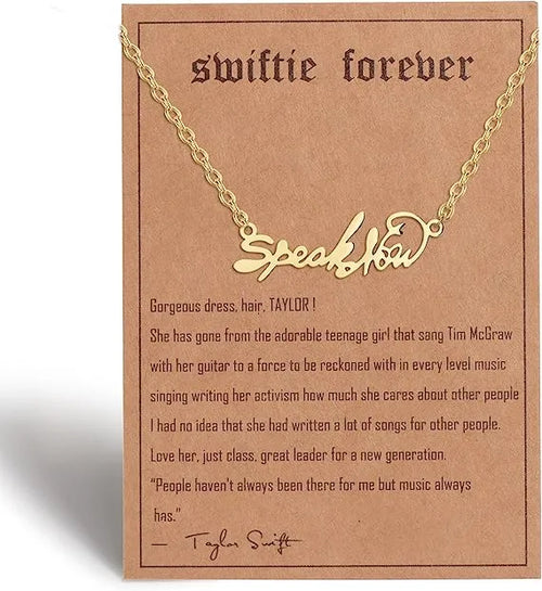 WG 28 Style Taylor Necklace Swifties Album Music Lover Mid night Eras