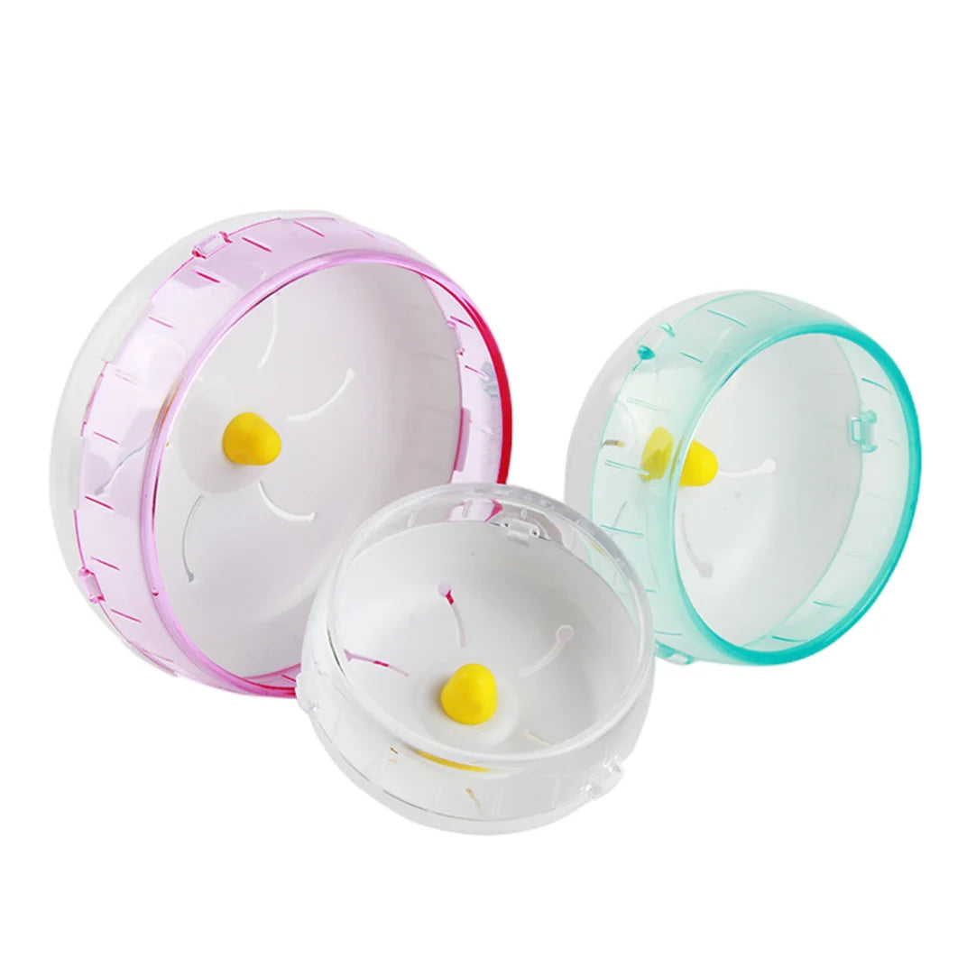Hamster Running Disc Toy 3 Size Silent Small Pet Rotatory Jogging