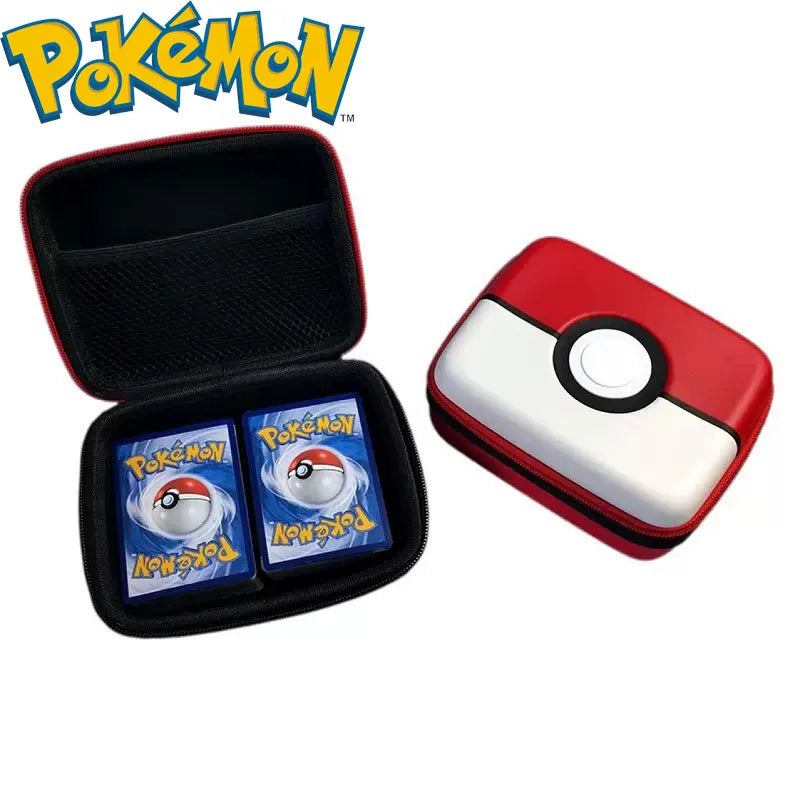 Pokemon Game Card Storage Bag Pokeball Portable PTCG Trading Storage