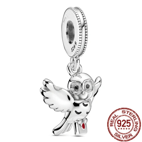 Harrys Potters 925 Sterling Silver Magic Hat Magician Train Charm