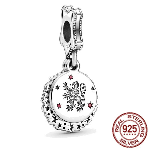 Harrys Potters 925 Sterling Silver Magic Hat Magician Train Charm