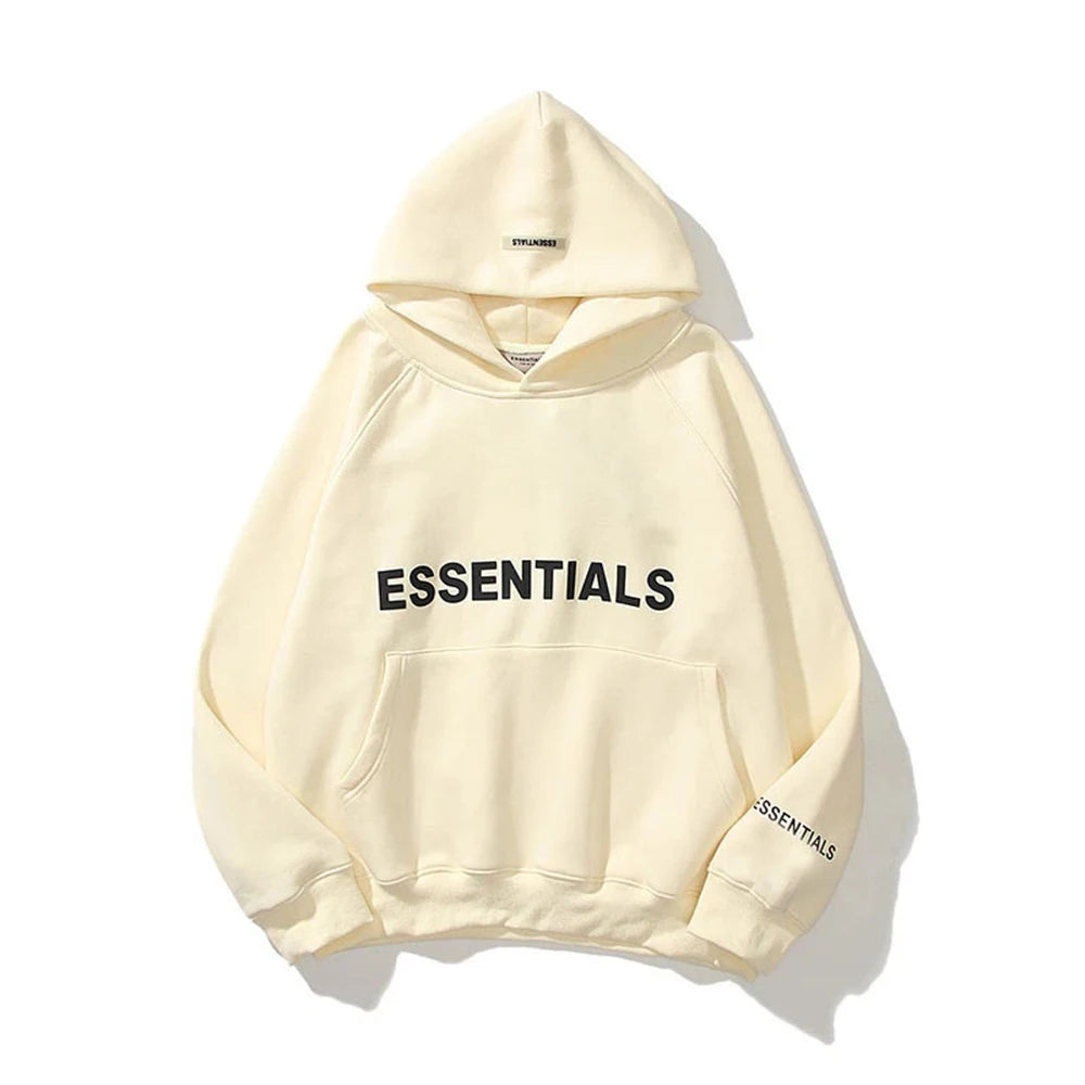 2023 New Hoodies Men Sweatshirts Reflective Letter Printing Fleece