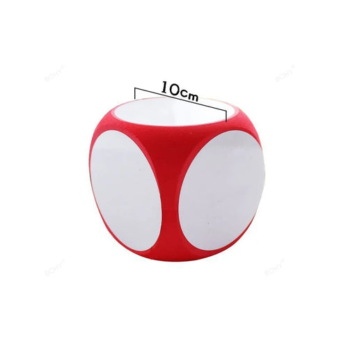 DIY Blank Dice Write On/Wipe Off Dice Portable Cleanable Blank Game