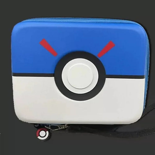 Pokemon Game Card Storage Bag Pokeball Portable PTCG Trading Storage