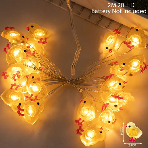 Easter Decoration Led Birch Light Tree Tabletop Ornament Tree Happy