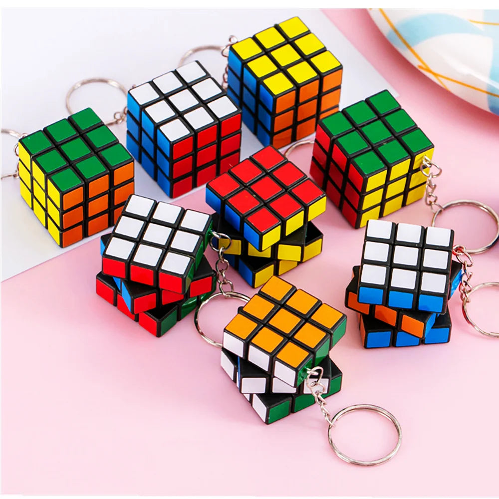 12Pcs 3cm Mini Magic Cube Children Educational Toys Kindergarten Prize