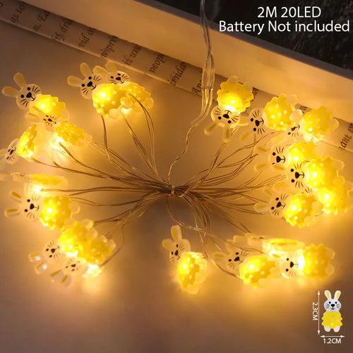 Easter Decoration Led Birch Light Tree Tabletop Ornament Tree Happy