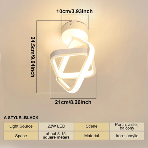 LED Ceiling Light Led Strip Aisle Ceiling Home Lighting Decoration