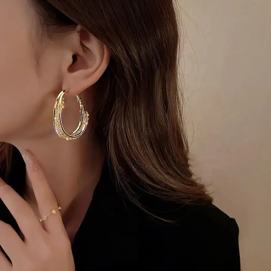Lymphatic Drainage Slimming Hoop Earring Flysmus Halolux Lymphvity