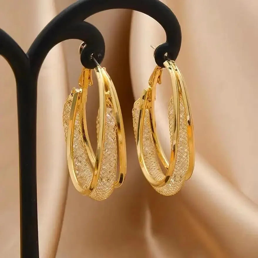 Lymphatic Drainage Slimming Hoop Earring Flysmus Halolux Lymphvity