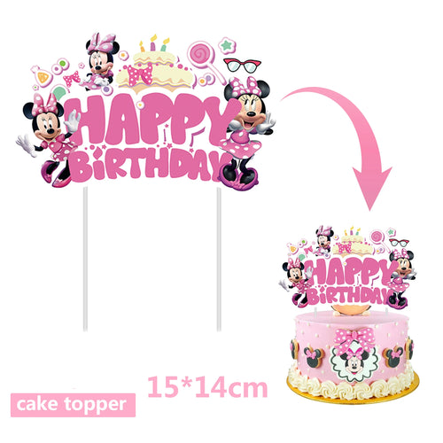 Disney Minnie Mouse Birthday Party Supplies Decorations Minnie Cups