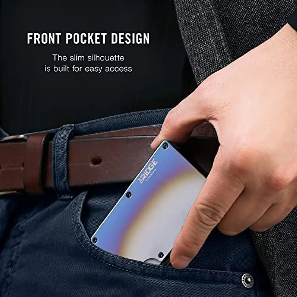 The Ridge Wallet for Men RFID Blocking Brand Luxury Id Credit Card