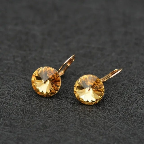 Trendy Crystals from Austria Elements Women Bella Drop Earring For