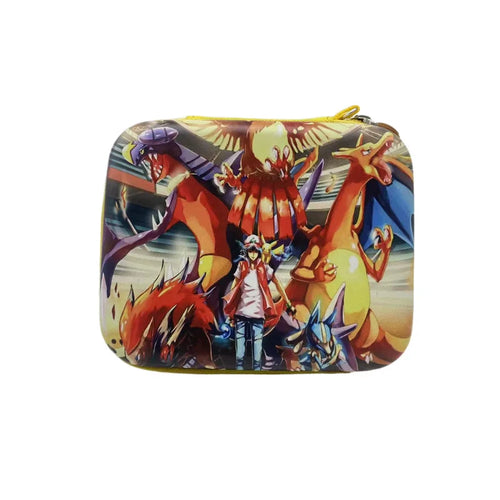 Pokemon Game Card Storage Bag Pokeball Portable PTCG Trading Storage