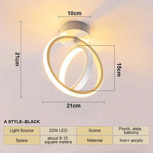 LED Ceiling Light Led Strip Aisle Ceiling Home Lighting Decoration
