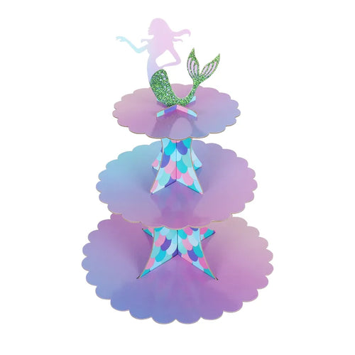 Mermaid Jellyfish Paper Lantern plate cup banner Little Mermaid theme