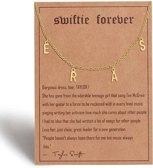 WG 28 Style Taylor Necklace Swifties Album Music Lover Mid night Eras