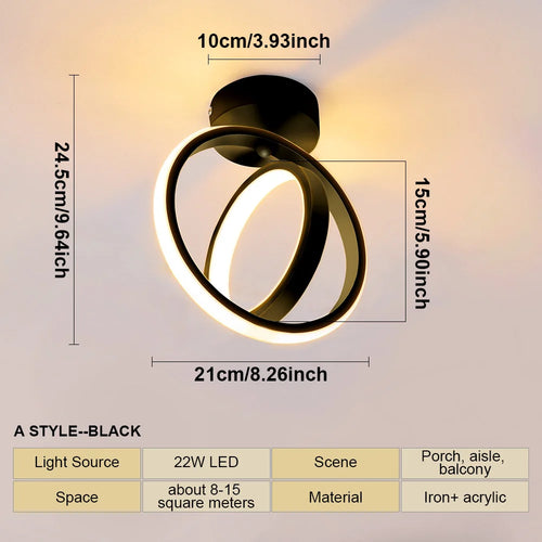 LED Ceiling Light Led Strip Aisle Ceiling Home Lighting Decoration