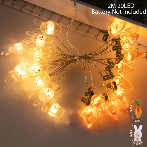 Easter Decoration Led Birch Light Tree Tabletop Ornament Tree Happy