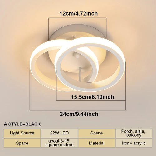 LED Ceiling Light Led Strip Aisle Ceiling Home Lighting Decoration